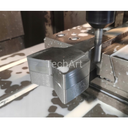 FREZ PALCOWY VHM CNC fi 10 mm x 100 mm HRC 50, 4F, do stali, żeliwa, metalu